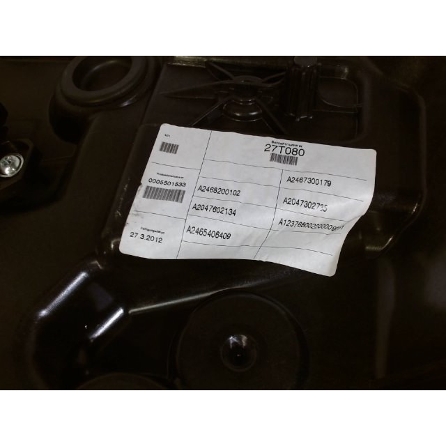 Raammechaniek elektrisch links achter Mercedes-Benz B (W246/242) (2011 - 2018) Hatchback 1.6 B-200 BlueEFFICIENCY Turbo 16V (M270.910)