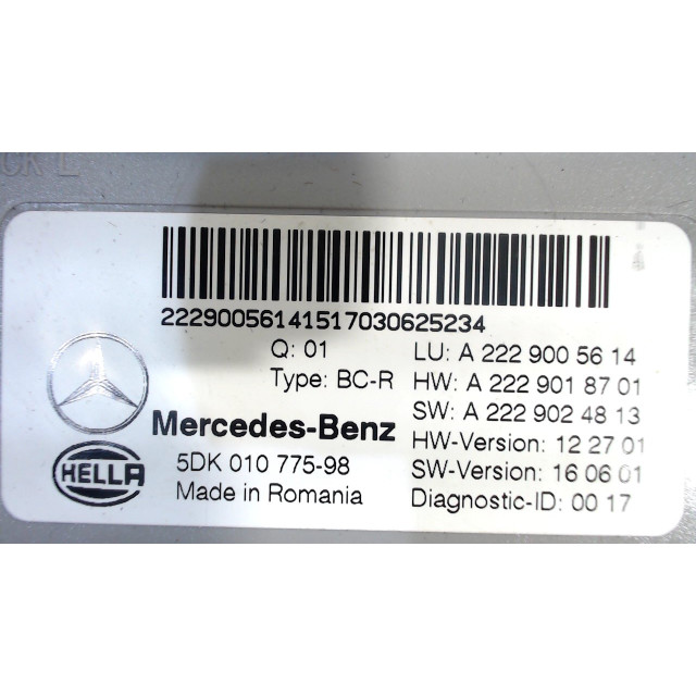 Computer Mercedes-Benz S (W222/V222/X222) (2014 - heden) S (W222) Sedan 6.0 S-600 V12 36V Biturbo (M277.980)