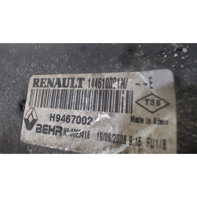 Intercooler radiateur Renault Laguna III Estate (KT) (2007 - 2015) Combi 1.5 dCi 110 (K9K-780)