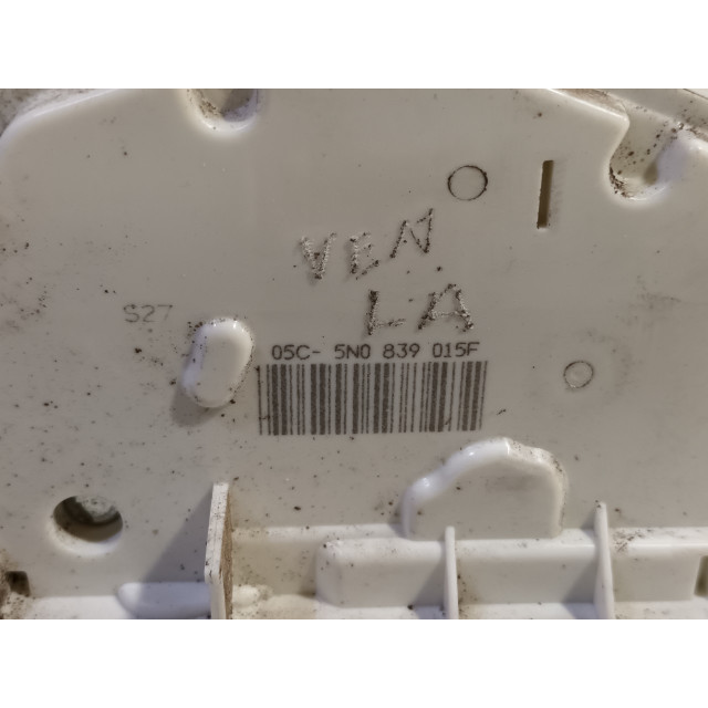 Slot mechaniek portier elektrisch centrale vergrendeling links achter Skoda Fabia II Combi (2010 - 2014) Combi 5-drs 1.2 TDI 12V Greenline (CFWA)