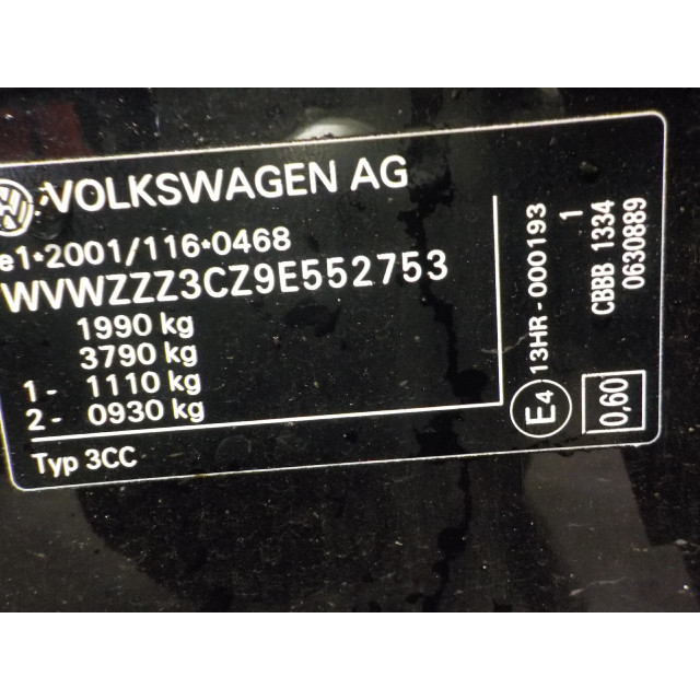 Raammechaniek elektrisch links voor Volkswagen Passat CC (357) (2008 - 2012) Coupé 2.0 TDI 16V 170 (CBBB(Euro 5))
