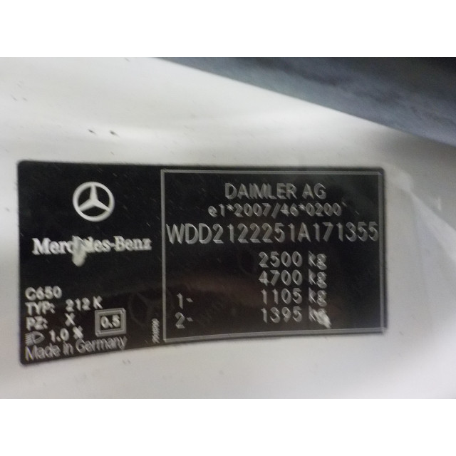 Kachel ventilator motor Mercedes-Benz E Estate (S212) (2009 - heden) Combi E-350 CDI V6 24V BlueEfficiency (OM642.850)