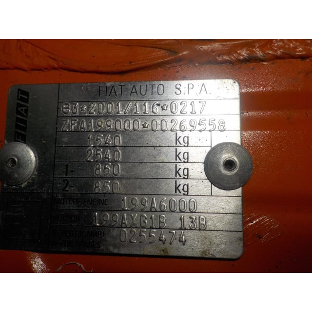 Slot mechaniek portier elektrisch centrale vergrendeling links voor Fiat Grande Punto (199) (2005 - 2011) Hatchback 1.4 16V (199.A.6000)