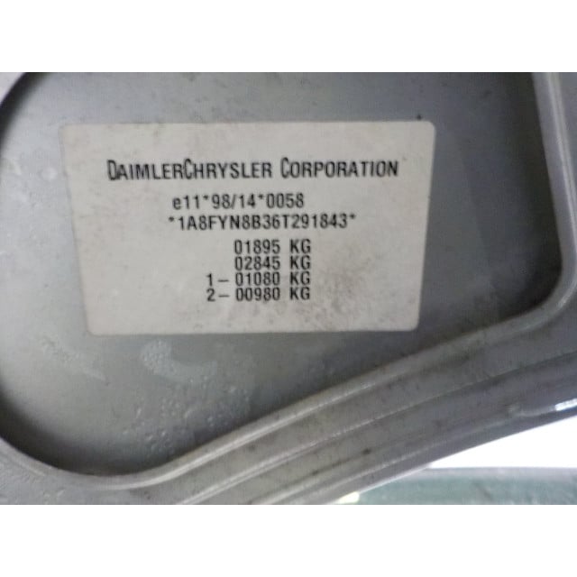 Raammechaniek elektrisch rechts voor Chrysler PT Cruiser (2005 - 2010) Hatchback 2.4 16V (S)