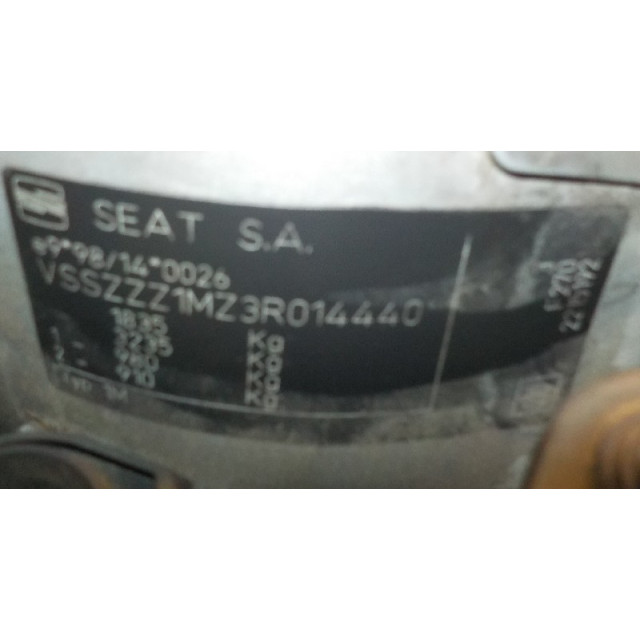 Ruitenwisser mechaniek voor Seat Leon (1M1) (2002 - 2005) Hatchback 5-drs 1.9 TDI PD 150 4x4 (ARL)
