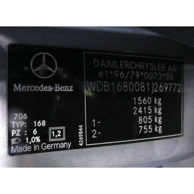 Kachel ventilator motor Mercedes-Benz A (W168) (1998 - 2001) Hatchback 1.7 A-170 CDI 16V (OM668.940)