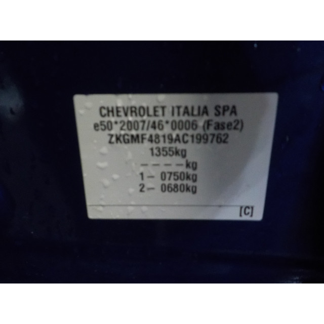 Raammechaniek elektrisch rechts voor Daewoo/Chevrolet Spark (2010 - heden) Hatchback 1.0 16V (B10D1)