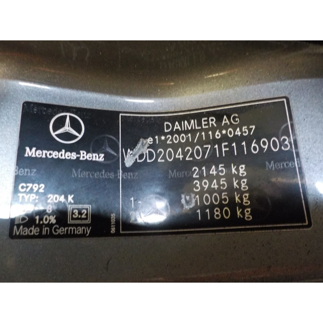 Stuurbekrachtiging pomp motor Mercedes-Benz C Estate (S204) (2007 - 2009) Combi 2.2 C-200 CDI 16V . (OM646.811)