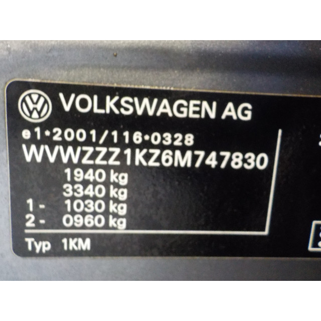 Ruitenwisser mechaniek voor Volkswagen Jetta III (1K2) (2005 - 2010) Sedan 1.9 TDI (BKC)