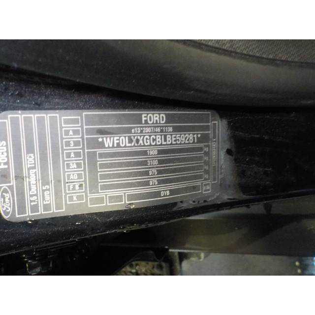 Raammechaniek elektrisch links voor Ford Focus 3 Wagon (2011 - heden) Focus III Wagon Combi 1.6 TDCi (T1DA)