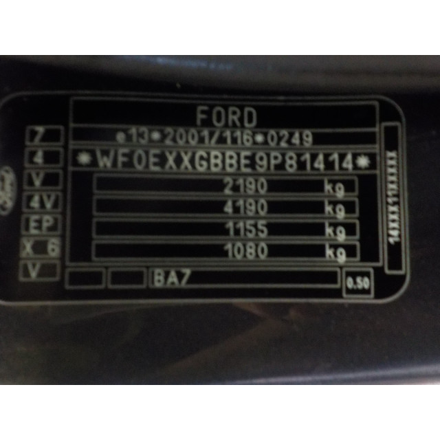 Slot mechaniek portier elektrisch centrale vergrendeling rechts achter Ford Mondeo IV (2007 - 2015) Hatchback 2.0 TDCi 140 16V (QXBA(Euro 3))