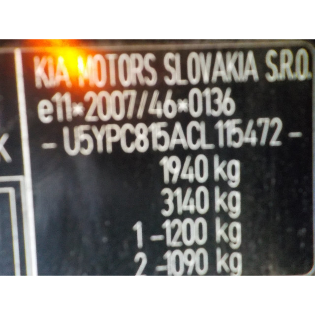 Schakelaar Kia Sportage (SL) (2010 - 2016) Terreinwagen 1.7 CRDi 16V 4x2 (D4FD)