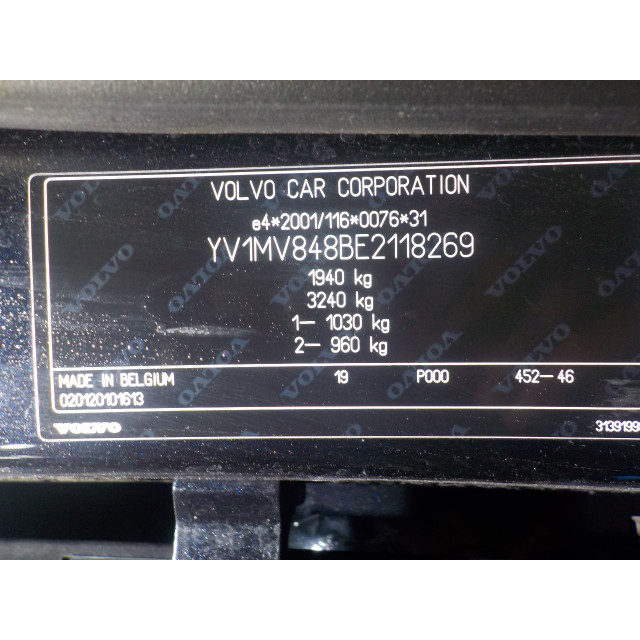 Multifunctionele display Volvo V40 (MV) (2012 - 2016) 1.6 D2 (D4162T)
