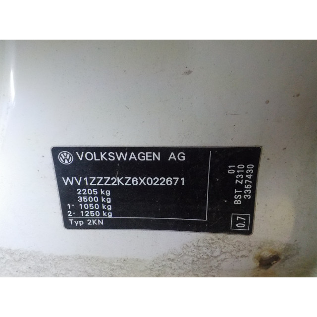 Bedieningspaneel kachel Volkswagen Caddy III (2KA/2KH/2CA/2CH) (2004 - 2010) Van 2.0 SDI (BST)