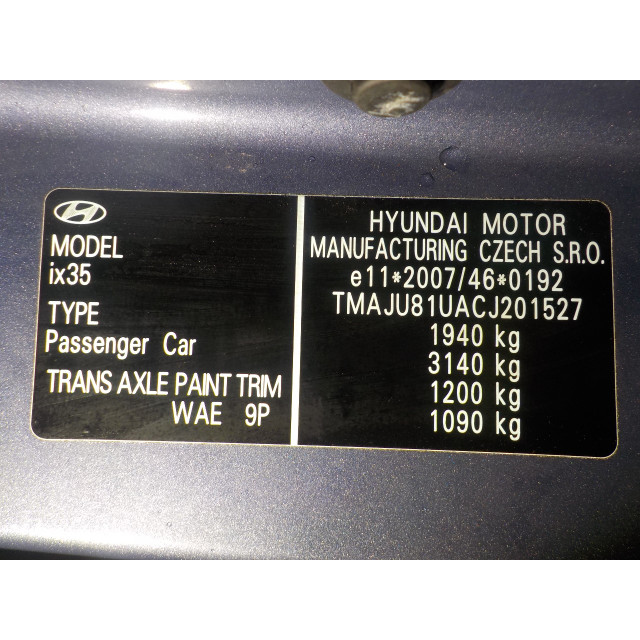 Airco radiateur Hyundai iX35 (LM) (2010 - 2015) SUV 1.7 CRDi 16V (D4FD)
