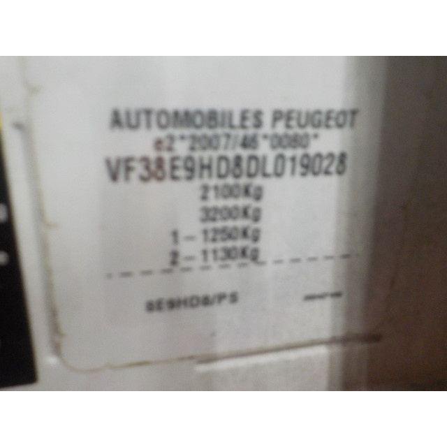 Slot mechaniek portier elektrisch centrale vergrendeling rechts achter Peugeot 508 SW (8E/8U) (2012 - 2018) Combi 1.6 HDiF 16V (DV6C(9HD))