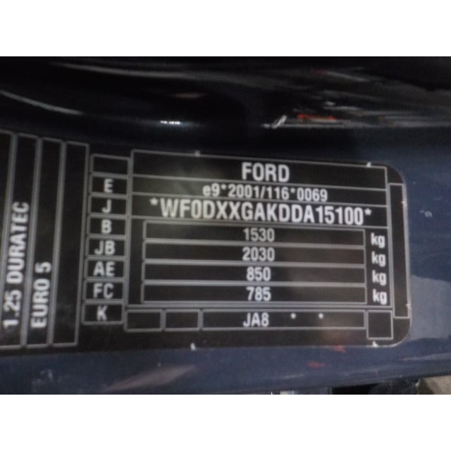Ruitenwissermotor achter Ford Fiesta 6 (JA8) (2008 - 2017) Hatchback 1.25 16V (STJB(Euro 5))