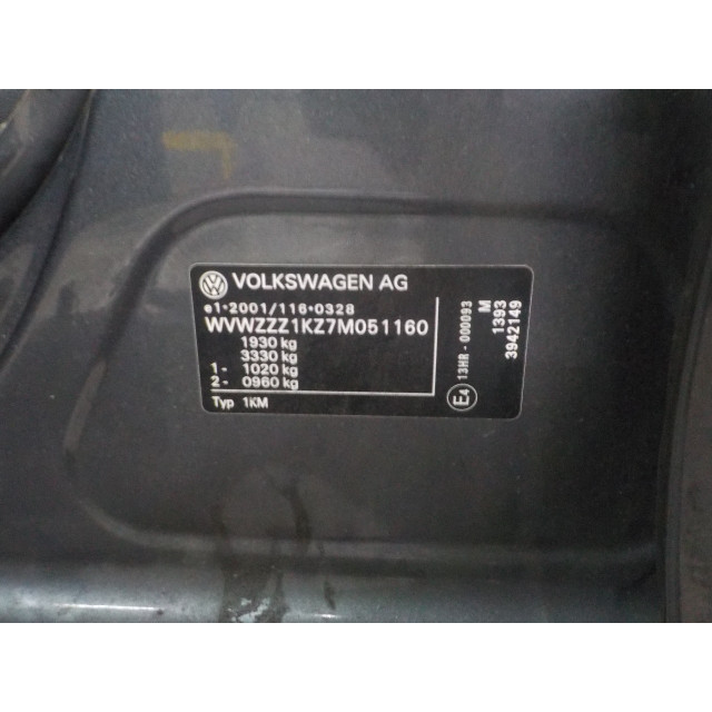 Raammechaniek elektrisch links voor Volkswagen Jetta III (1K2) (2005 - 2010) Sedan 2.0 FSI 16V (BVY(Euro 4))