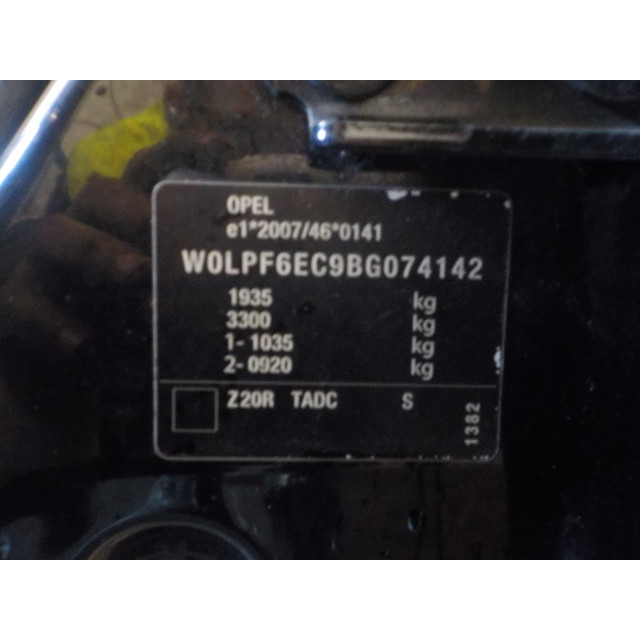 Slot mechaniek portier elektrisch centrale vergrendeling rechts voor Opel Astra J (PC6/PD6/PE6/PF6) (2009 - 2015) Hatchback 5-drs 1.4 Turbo 16V (A14NET(Euro 5))