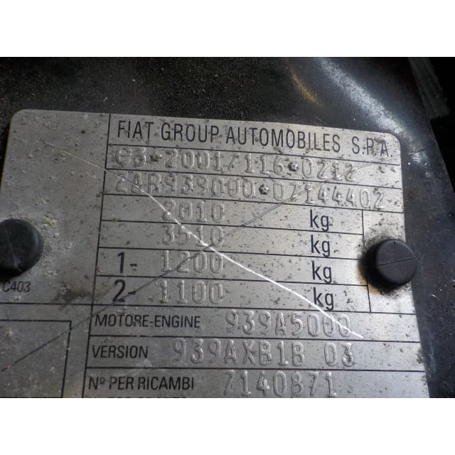 Slot mechaniek portier elektrisch centrale vergrendeling links achter Alfa Romeo 159 (939AX) (2005 - 2011) Sedan 2.2 JTS 16V (939.A.5000)
