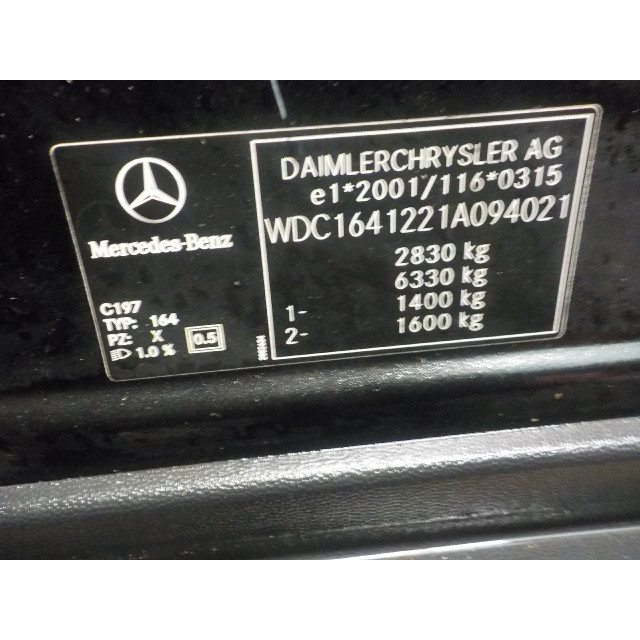 Radiateur Mercedes-Benz ML II (164/4JG) (2005 - 2009) SUV 3.0 ML-320 CDI 4-Matic V6 24V (OM642.940)