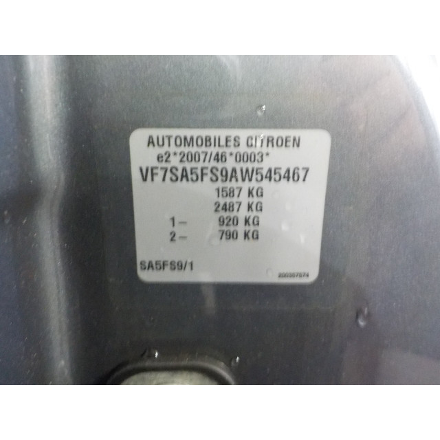 Cruise control bediening Citroën DS3 (SA) (2010 - 2015) Hatchback 1.6 VTi 120 16V (EP6C(5FS))