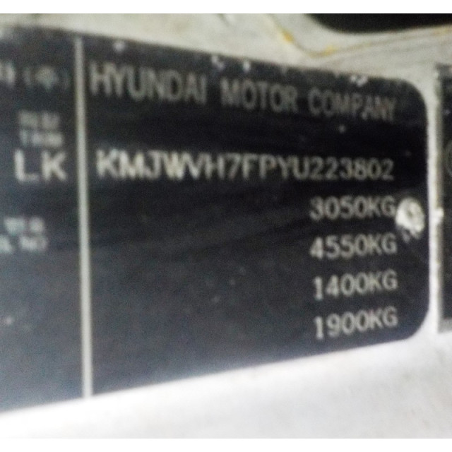 Motor raammechaniek elektrisch links voor Hyundai H 1/H 200 (1997 - 2004) Bus 2.5 TD (D4BF)