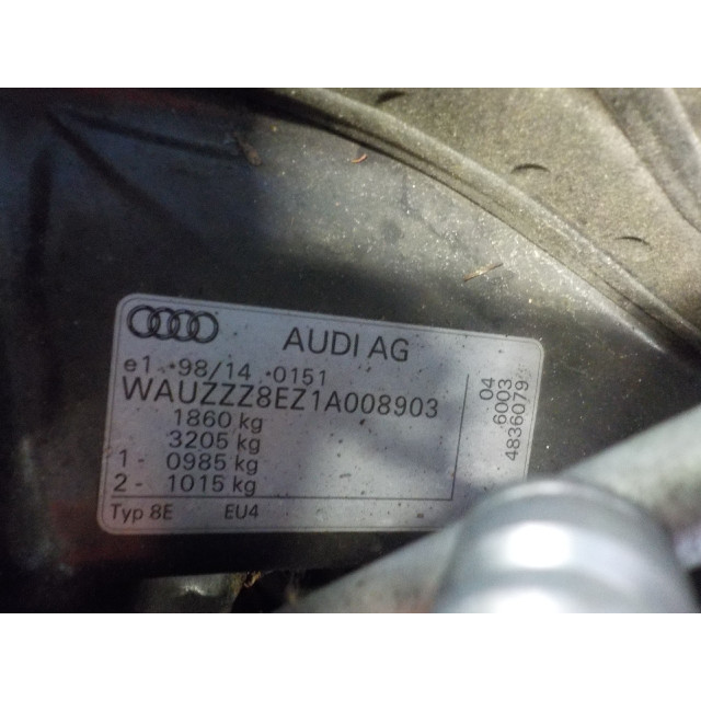 Raammechaniek elektrisch links voor Audi A4 (B6) (2000 - 2005) Sedan 2.0 20V (ALT)