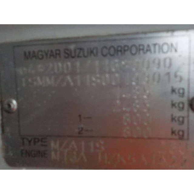 Veiligheidsgordel links voor Suzuki Swift (ZA/ZC/ZD1/2/3/9) (2005 - 2010) Hatchback 1.3 VVT 16V (M13A VVT)