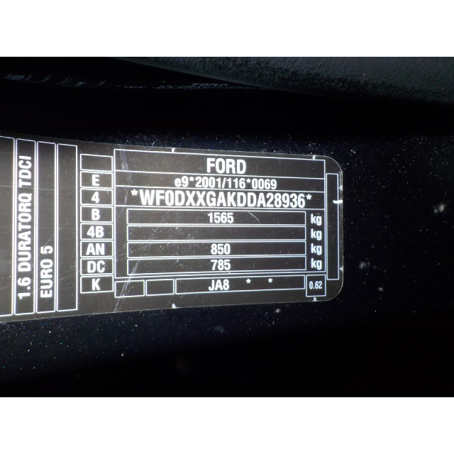 Bedieningspaneel elektrische ramen Ford Fiesta 6 (JA8) (2010 - 2015) Hatchback 1.6 TDCi 95 (T3JA(Euro 5))