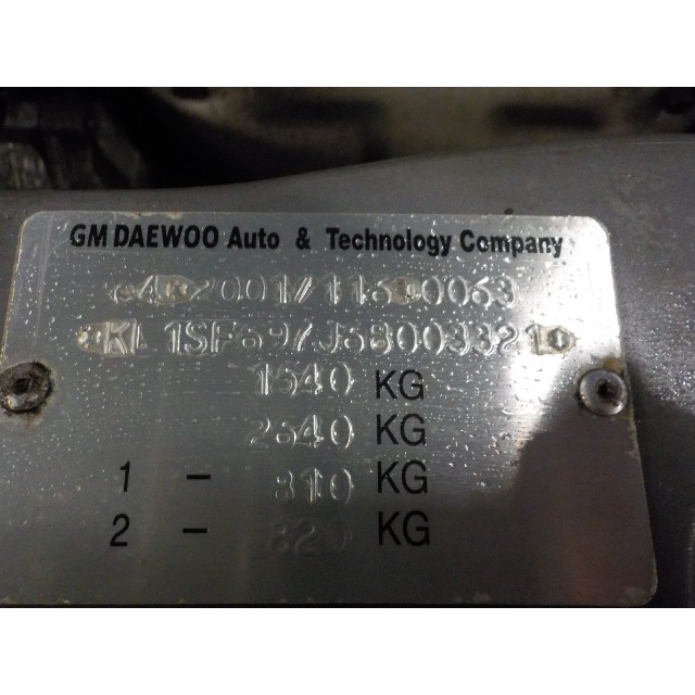 Ruitenwissermotor voor Daewoo/Chevrolet Aveo (256) (2006 - 2011) Sedan 1.4 16V (F14D3)