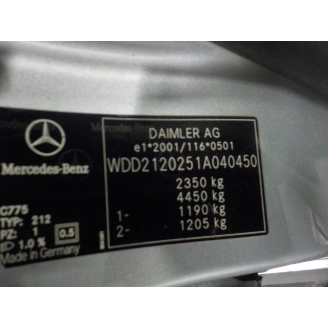 Draagarm links achter onder Mercedes-Benz E (W212) (2009 - 2015) Sedan E-350 CDI V6 24V BlueEfficiency (OM642.850(Euro 5))