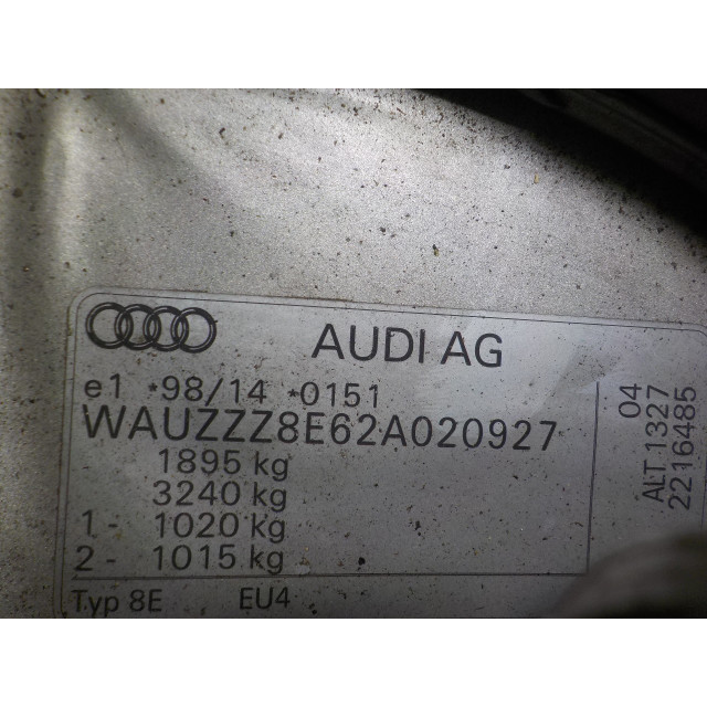 Versnellingsbak automaat Audi A4 (B6) (2000 - 2005) Sedan 2.0 20V (ALT)