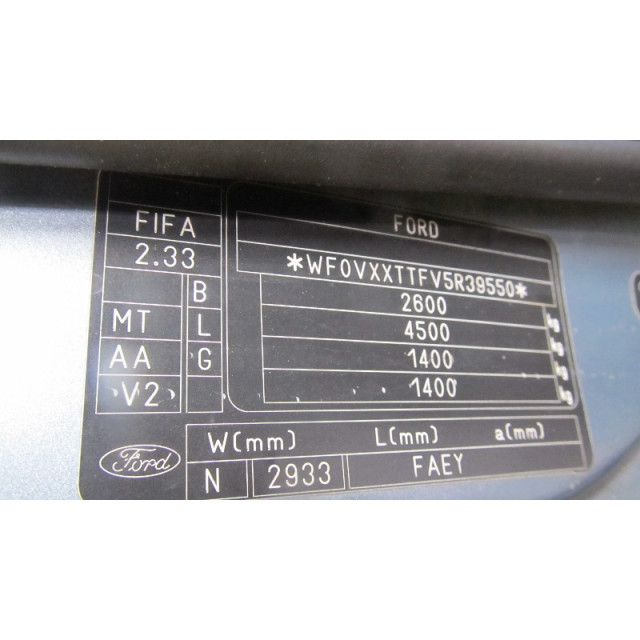 Remklauw rechts voor Ford Transit (2002 - 2006) FWD Van 2.0 TDCi 16V (FIFA)