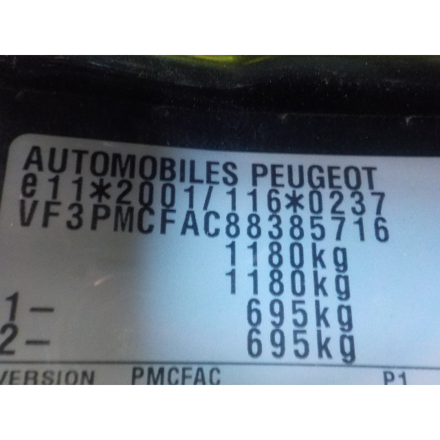 Airco radiateur Peugeot 107 (2005 - 2014) Hatchback 1.0 12V (384F(1KR))