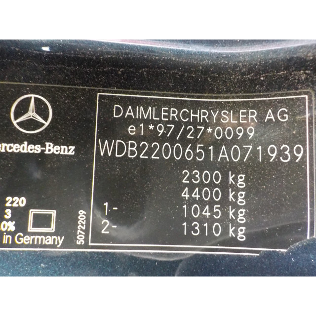 Stuurbekrachtiging pomp motor Mercedes-Benz S (W220) (1998 - 2005) Sedan 3.2 S-320 18V (M112.944)