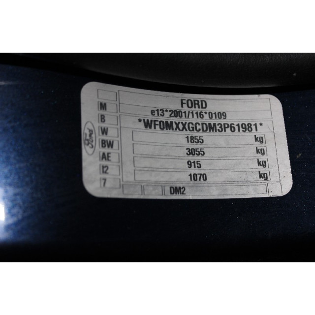 Ruitenwisser mechaniek voor Ford Focus C-Max (2003 - 2007) MPV 1.6 16V (HWDB(Euro 4))