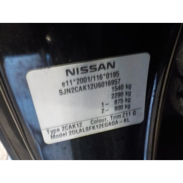Cockpit Nissan/Datsun Micra C+C (K12) (2005 - 2011) Cabrio 1.4 16V (CR14DE)