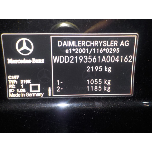 Computer centrale vergrendeling Mercedes-Benz CLS (C219) (2004 - 2010) Sedan 350 3.5 V6 18V (M272.964)