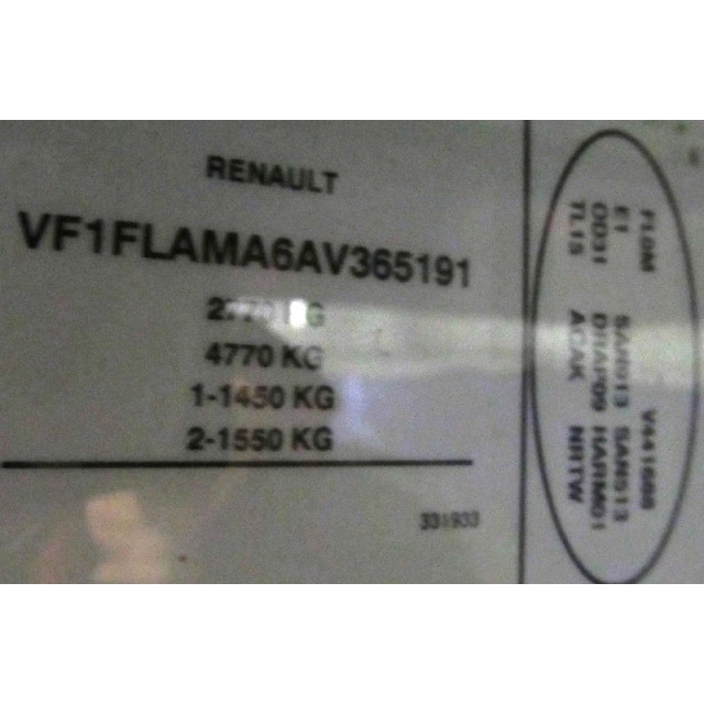 Intercooler radiateur Renault Trafic New (FL) (2006 - heden) Van 2.0 dCi 16V 90 (M9R-782)