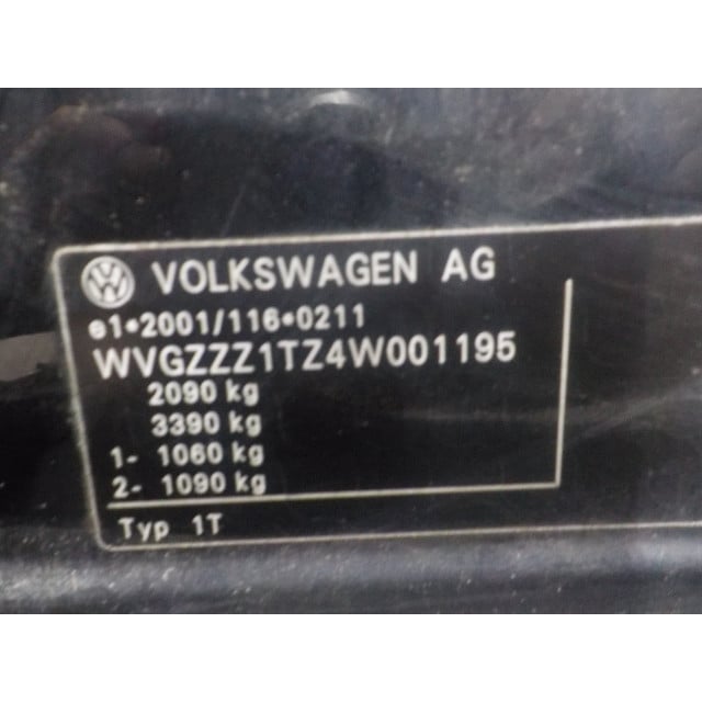 Koplamp links Volkswagen Touran (1T1/T2) (2003 - 2007) MPV 1.6 FSI 16V (BAG)