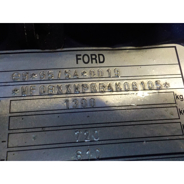 Slot mechaniek portier elektrisch centrale vergrendeling links voor Ford Ka I (2001 - 2008) Hatchback 1.6i SportKa (CDB)