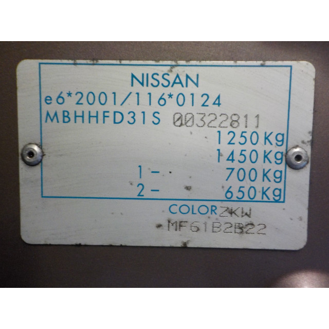 Veiligheidsgordel links achter Nissan/Datsun Pixo (D31S) (2009 - heden) Pixo Hatchback 1.0 12V (K10B)