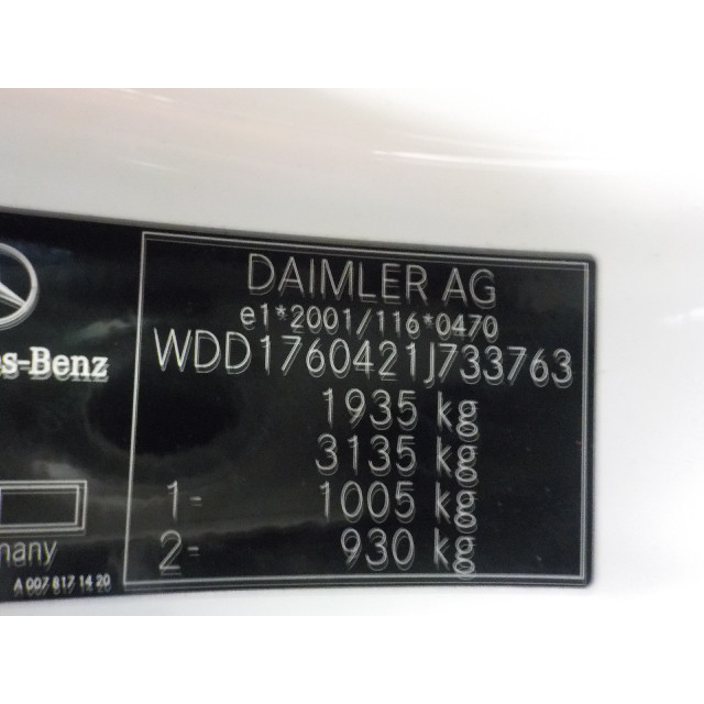 Lichtschakelaar Mercedes-Benz A (W176) (2012 - 2018) Hatchback 1.6 A-180 16V (M270.910)