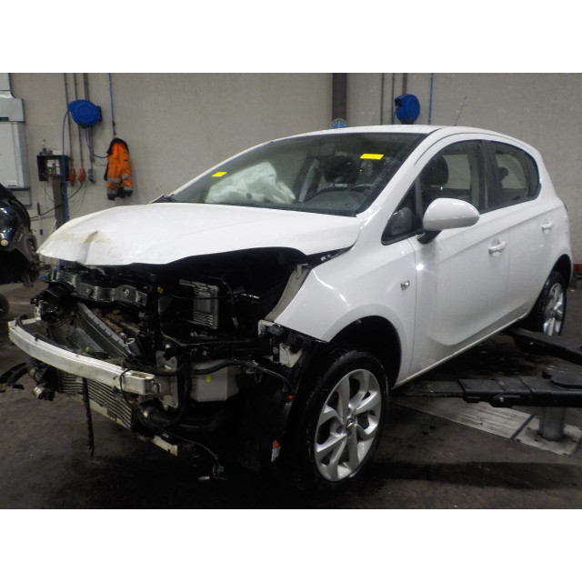 Veiligheidsgordel links achter Opel Corsa E (2014 - 2019) Hatchback 1.0 SIDI Turbo 12V (B10XFT(Euro 6))