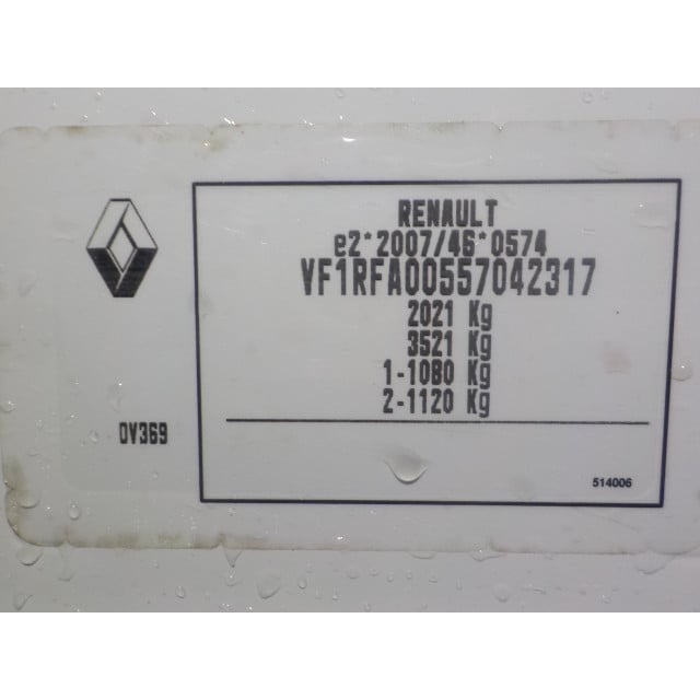 Rempedaal Renault Scénic IV (RFAJ) (2016 - 2017) MPV 1.2 TCE 130 16V (H5F-408(H5F-F4))