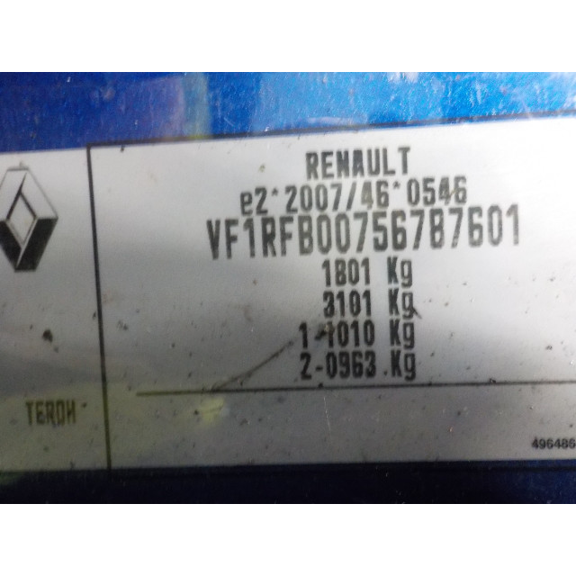 Windtunnel Renault Megane IV (RFBB) (2015 - heden) Hatchback 5-drs 1.2 Energy TCE 130 (H5F-408(H5F-F4))