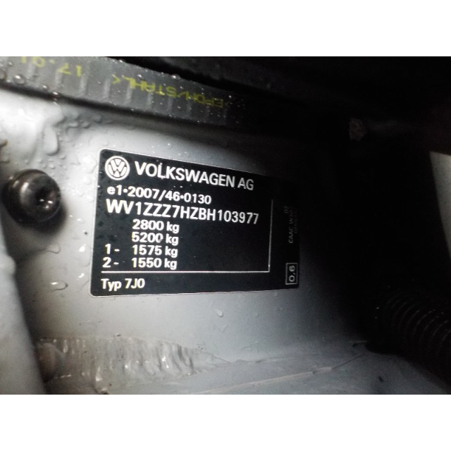 Luchtmassameter Volkswagen Transporter T5 (2009 - 2015) Van 2.0 TDI DRF (CAAC(Euro 5))