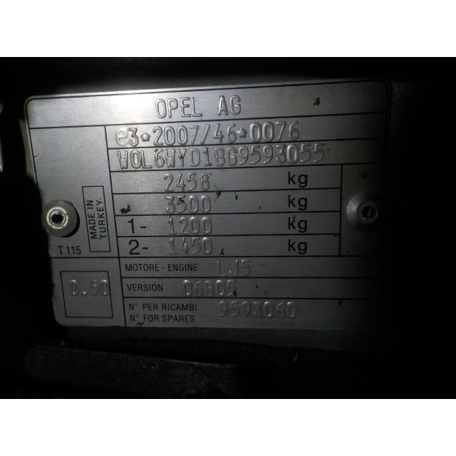 Bedieningspaneel kachel Opel Combo (2012 - 2018) Van 1.6 CDTI 16V (A16FDH(Euro 5))