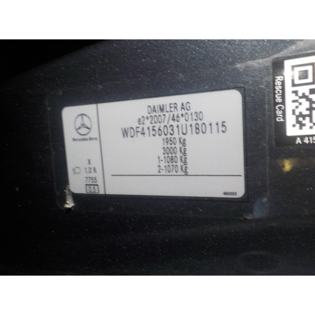 Raammechaniek elektrisch rechts voor Mercedes-Benz Citan (415.6) (2012 - 2021) Van 1.5 109 CDI (OM607.951(K9K-B6))